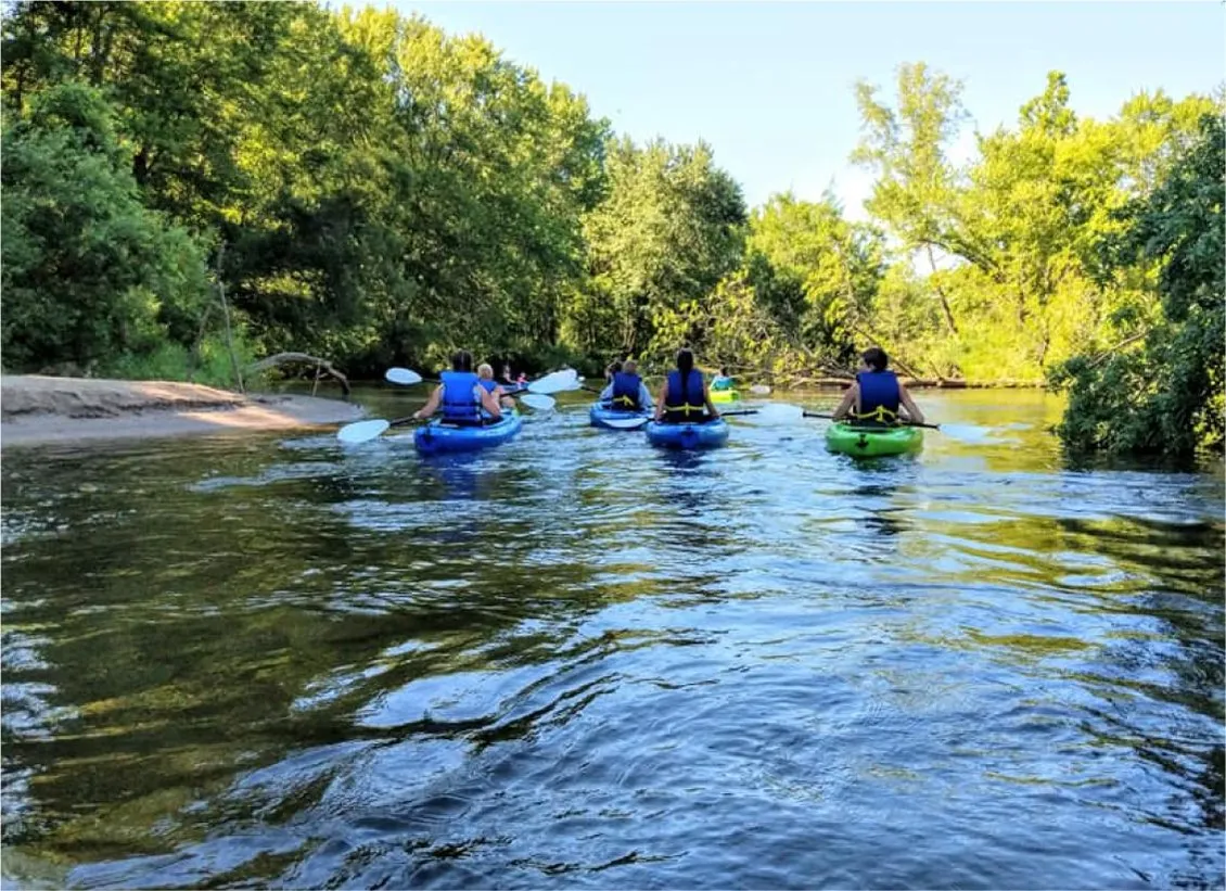 Kayaking on Kalamazoo (15mi)